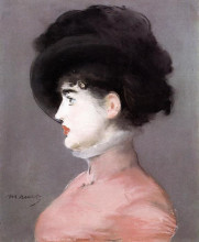 Репродукция картины "portrait of irma brunner" художника "мане эдуард"