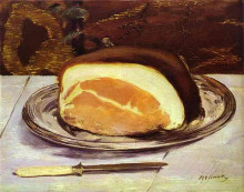 Копия картины "the ham" художника "мане эдуард"