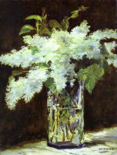 Копия картины "lilac in a glass" художника "мане эдуард"