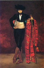Репродукция картины "young man in the costume of a majo" художника "мане эдуард"