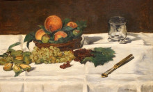 Копия картины "still life: fruits on a table" художника "мане эдуард"