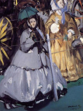 Копия картины "women at the races" художника "мане эдуард"