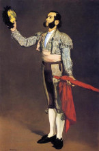 Репродукция картины "a matador" художника "мане эдуард"