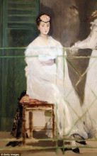 Репродукция картины "portrait of mademoiselle claus" художника "мане эдуард"