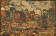 Копия картины "landscape" художника "маневич абрам"