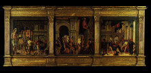 Копия картины "the martyrdom of saint christopher" художника "мантенья андреа"
