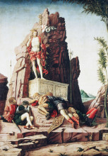 Репродукция картины "the resurrection" художника "мантенья андреа"