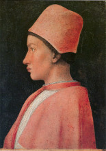 Копия картины "portrait of francesco gonzaga" художника "мантенья андреа"