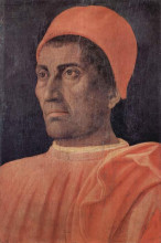 Репродукция картины "portrait of cardinal carlo de&#39; medici" художника "мантенья андреа"