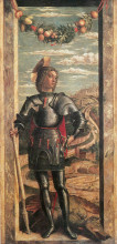 Репродукция картины "st. george" художника "мантенья андреа"