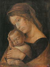Копия картины "virgin and child" художника "мантенья андреа"