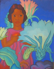 Копия картины "polynesian girl" художника "манукян арман"