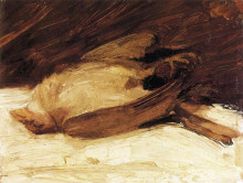 Репродукция картины "the dead sparrow" художника "марк франц"