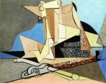 Картина "figures and marine anchor" художника "маркусси луи"