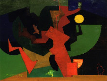 Картина "nuit ii (composition with frog)" художника "маркусси луи"