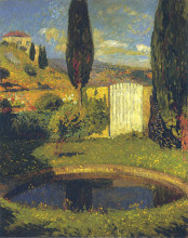 Копия картины "garden at labastide du vert" художника "мартен анри"