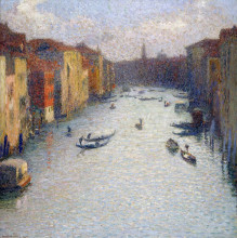 Картина "grand canal, venice" художника "мартен анри"