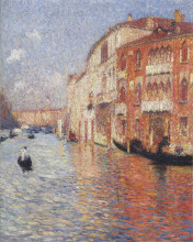 Картина "jaune palace in venice" художника "мартен анри"
