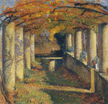 Копия картины "the pergola in marquayrol" художника "мартен анри"