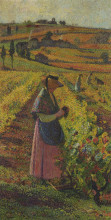 Копия картины "the harvest" художника "мартен анри"