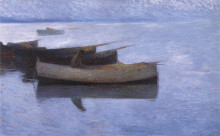 Репродукция картины "marine grey weather" художника "мартен анри"