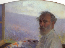 Копия картины "self portrait" художника "мартен анри"