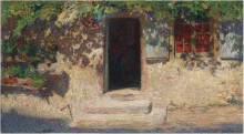 Копия картины "the open door" художника "мартен анри"