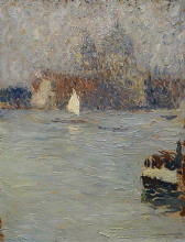 Копия картины "view of venice" художника "мартен анри"