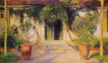 Картина "the green door" художника "мартен анри"