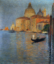 Копия картины "view of salute in venice" художника "мартен анри"