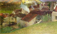 Картина "the center of la bastide du vert" художника "мартен анри"