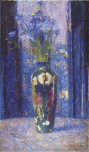 Картина "vase of flowers" художника "мартен анри"
