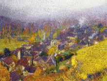 Картина "autumn over labastide du vert" художника "мартен анри"