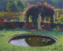 Картина "pergola in the south west park" художника "мартен анри"