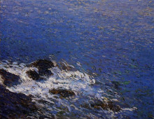 Картина "evening at collioure" художника "мартен анри"