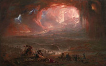 Копия картины "the destruction of pompei and herculaneum" художника "мартин джон"