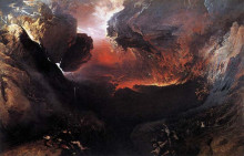 Копия картины "the great day of his wrath" художника "мартин джон"