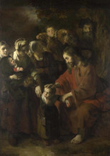 Копия картины "christ blessing the children" художника "мас николас"