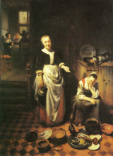 Картина "the idle servant" художника "мас николас"