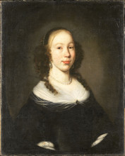 Копия картины "portrait of a young woman" художника "мас николас"