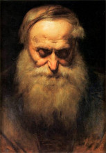 Репродукция картины "old man&#39;s&#160;head" художника "матейко ян"