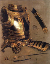 Репродукция картины "armor of stefan batory" художника "матейко ян"