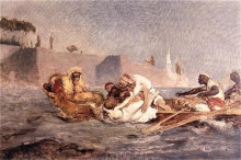 Репродукция картины "drowned&#160;in&#160;bosphorus" художника "матейко ян"