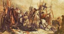 Копия картины "grunwald&#160;battlefield" художника "матейко ян"