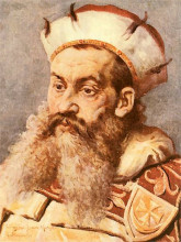 Репродукция картины "henry the bearded" художника "матейко ян"