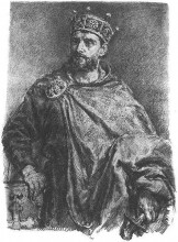 Репродукция картины "mieszko ii lambert" художника "матейко ян"