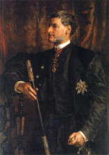 Картина "portrait of alfred potocki" художника "матейко ян"