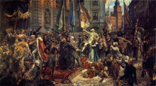 Картина "конституция 3 мая 1791" художника "матейко ян"