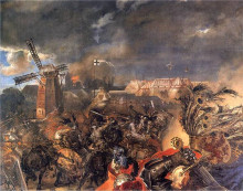 Копия картины "battle of&#160;grunwald (detail)" художника "матейко ян"