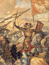 Репродукция картины "battle of&#160;grunwald (detail)" художника "матейко ян"
